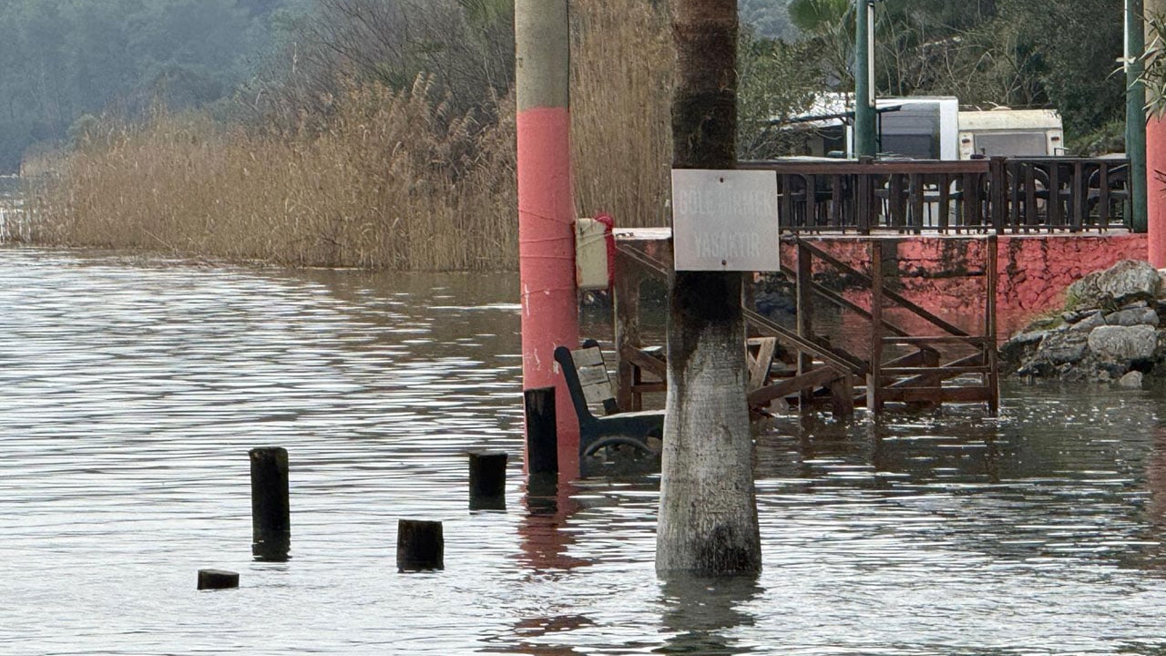 Foto - Köyceğiz’de kaplıcaları göl yuttu! 2 bin yıllık şifa merkezi sular altında