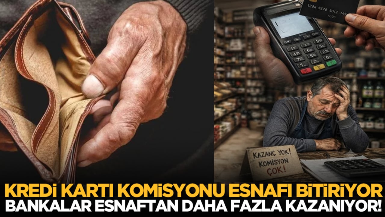 Kredi kartı komisyonu esnafı bitiriyor, bankalar esnaftan daha fazla kazanıyor!