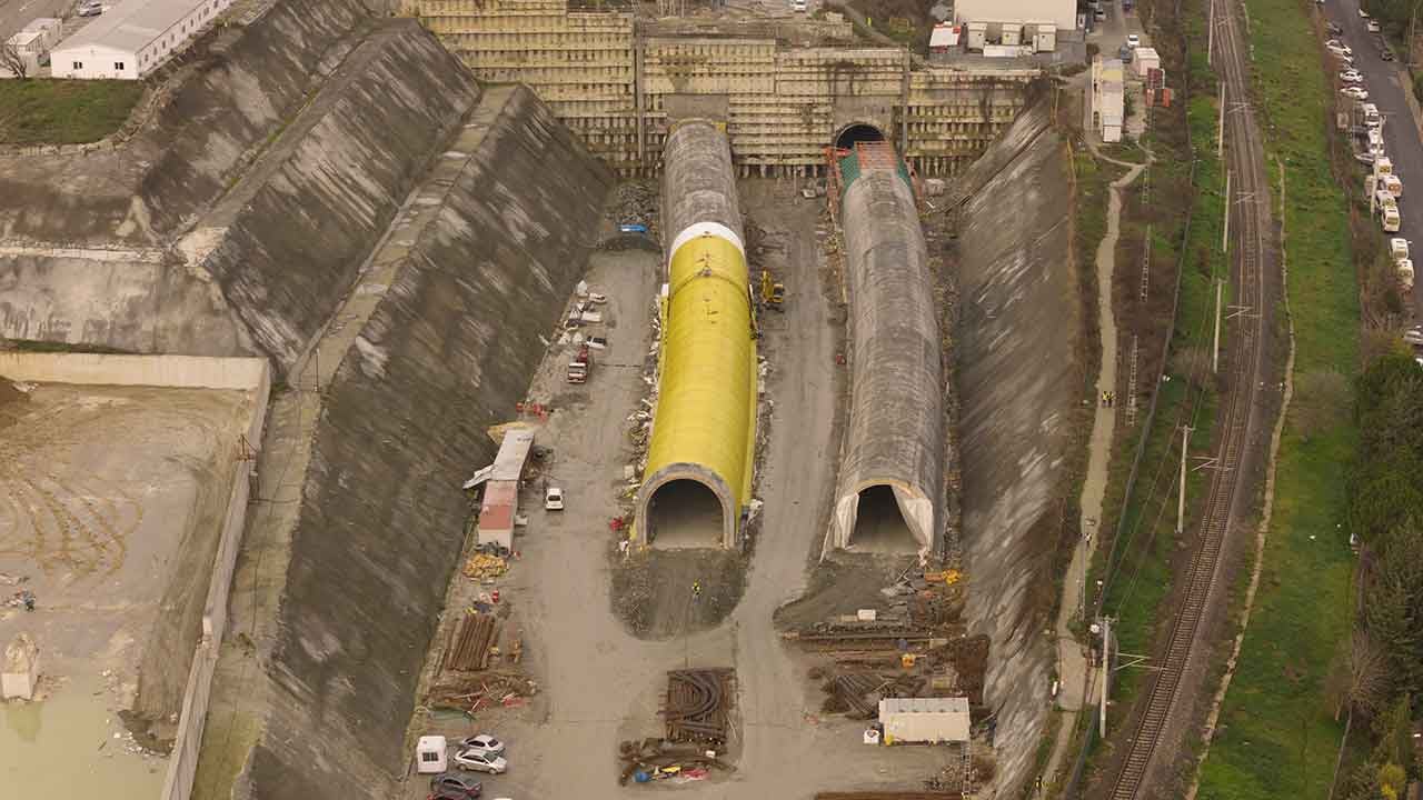 Foto - Küçükçekmece Gölü'nün altına yapılıyor! Seyahat süresi 4 saatten 1 saat 30 dakikaya düşecek