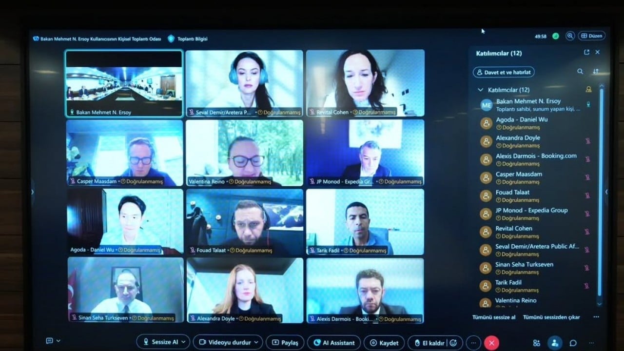 Foto - Kültür ve Turizm Bakanı Ersoy, turizm odaklı dijital platformların temsilcileriyle görüştü