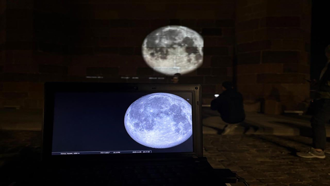 Foto - Kunduz Süper Ay gökyüzünü aydınlattı! Vatandaşlar akın etti izleyenler şaşkın kaldı!