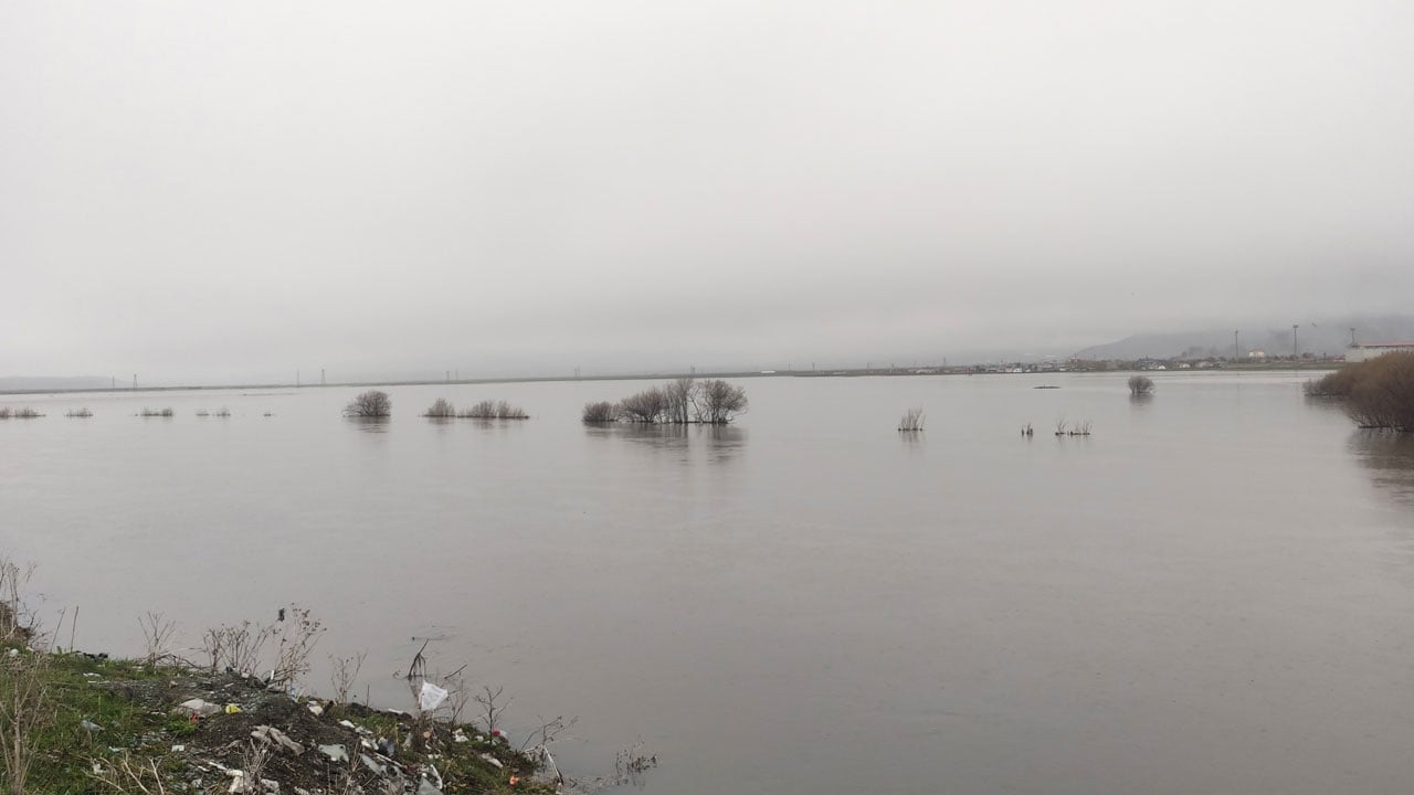 Foto - Kura Nehri taştı! Burası göl değil Ardahan Ovası