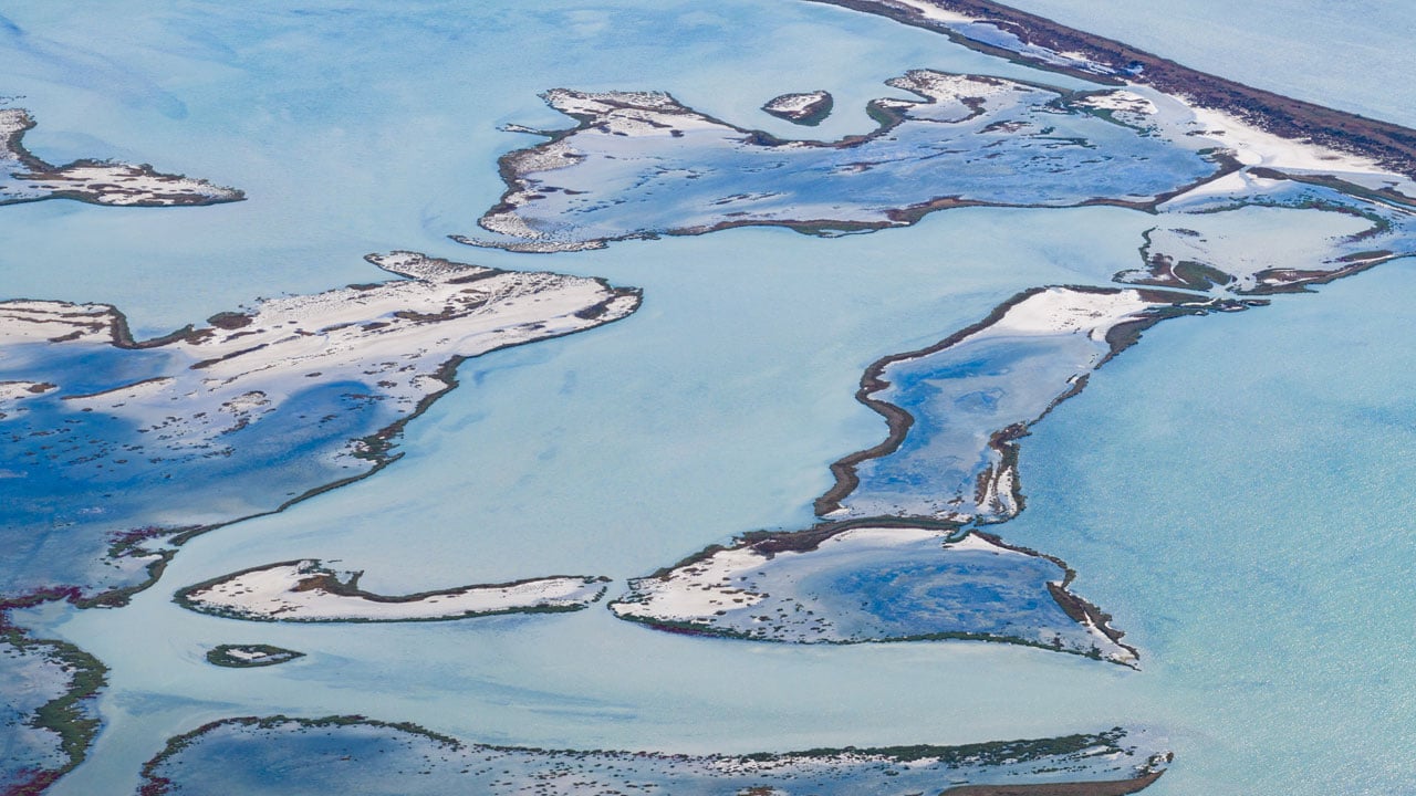 Foto - Kuraklık doğayı tabloya çevirdi! Menderesler renk cümbüşüne dönüştü