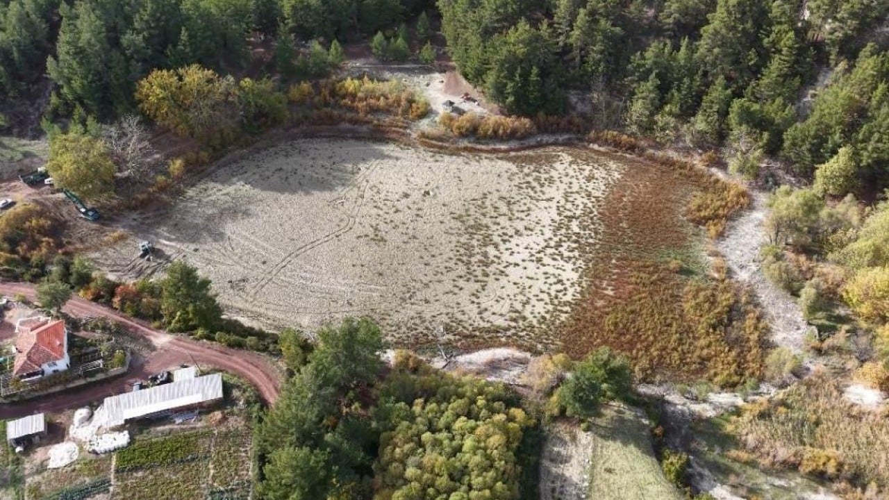 Foto - Kuraklık nedeniyle kurumuştu! Kolak Gölü yeniden canlandı