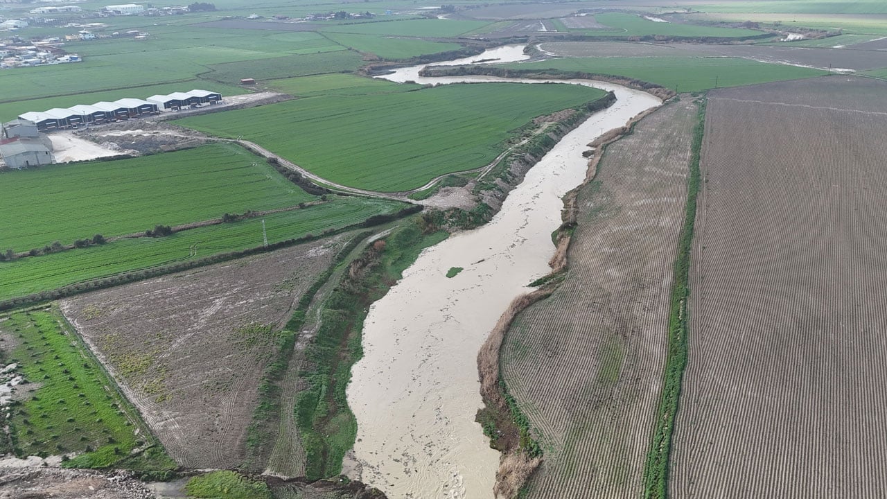 Foto - Kuraklıkta can çekişmişti, yeniden hayat buldu! İşte, Asi Nehri’nde son durum
