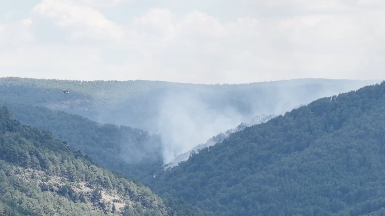 Foto - Kütahya'da büyük yangın! 4 uçak ve çok sayıda helikopterle müdahale ediliyor