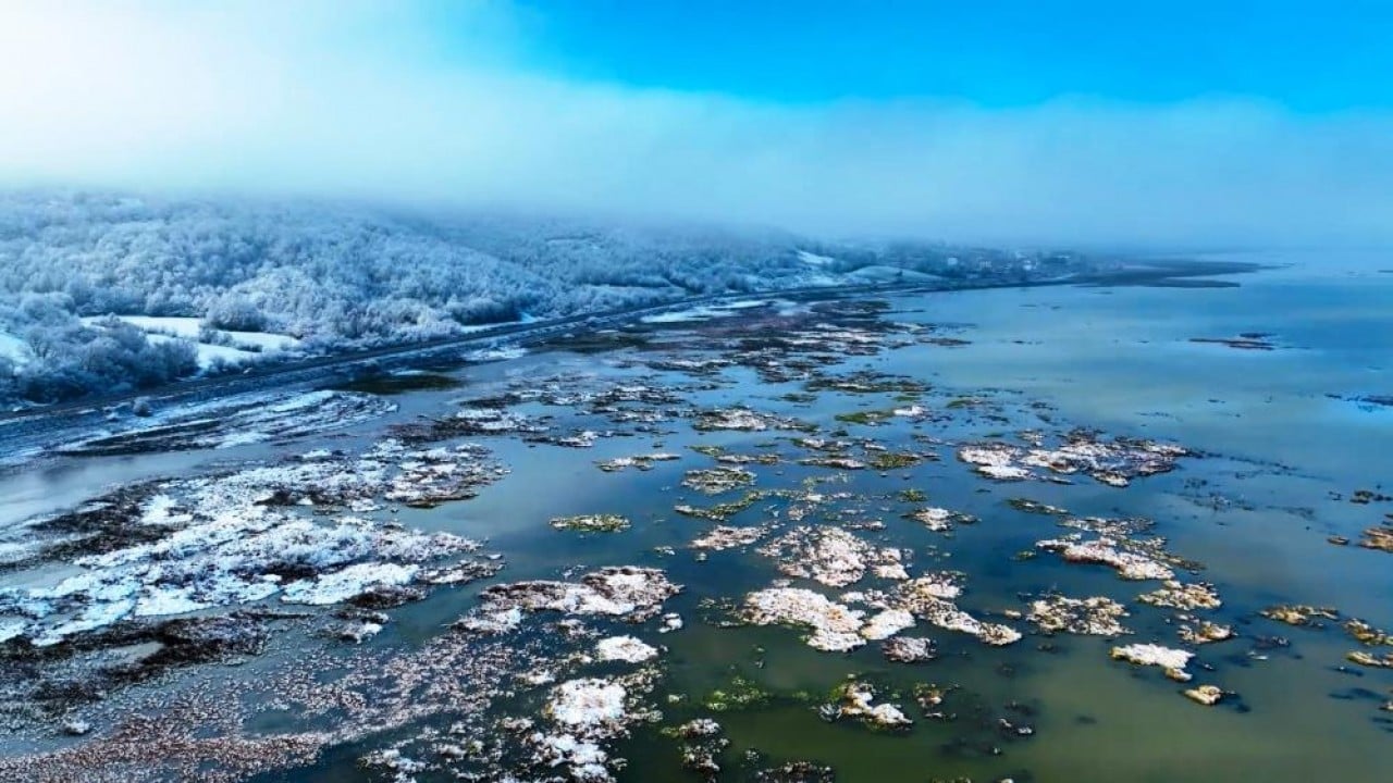 Foto - Ladik Gölü'ne beyaz gelinlik çok yakıştı