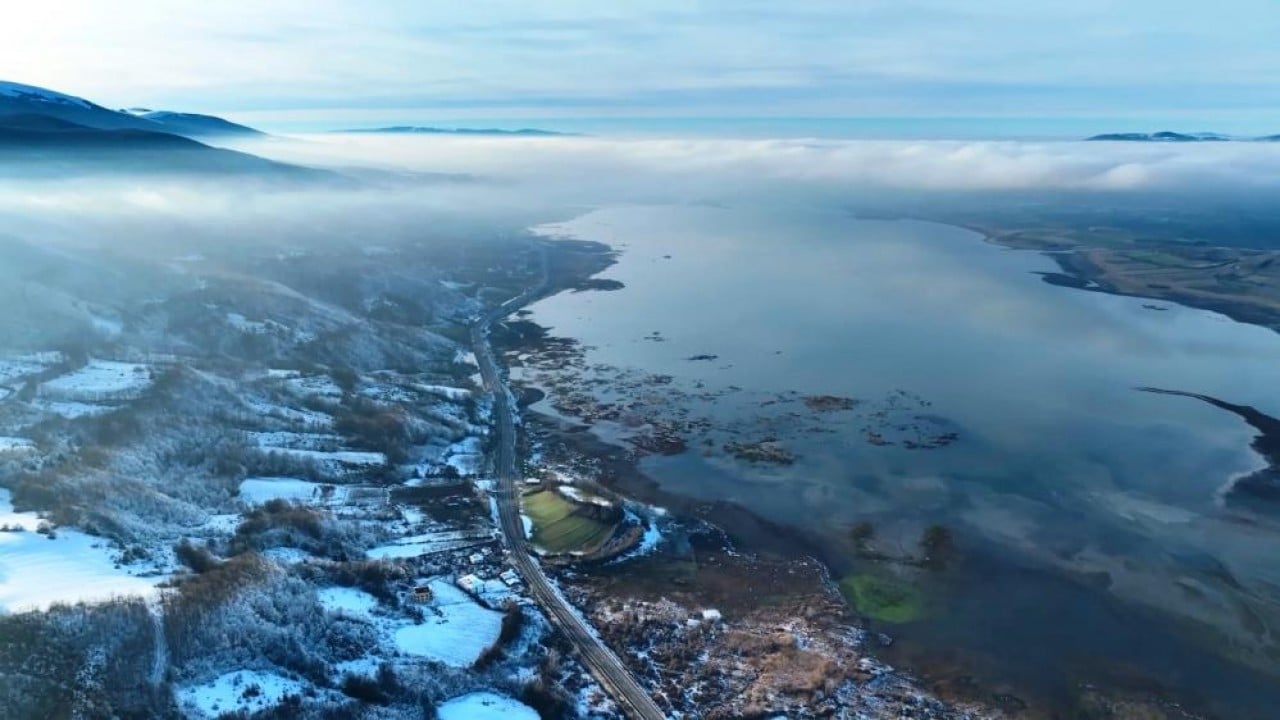 Foto - Ladik Gölü'ne beyaz gelinlik çok yakıştı