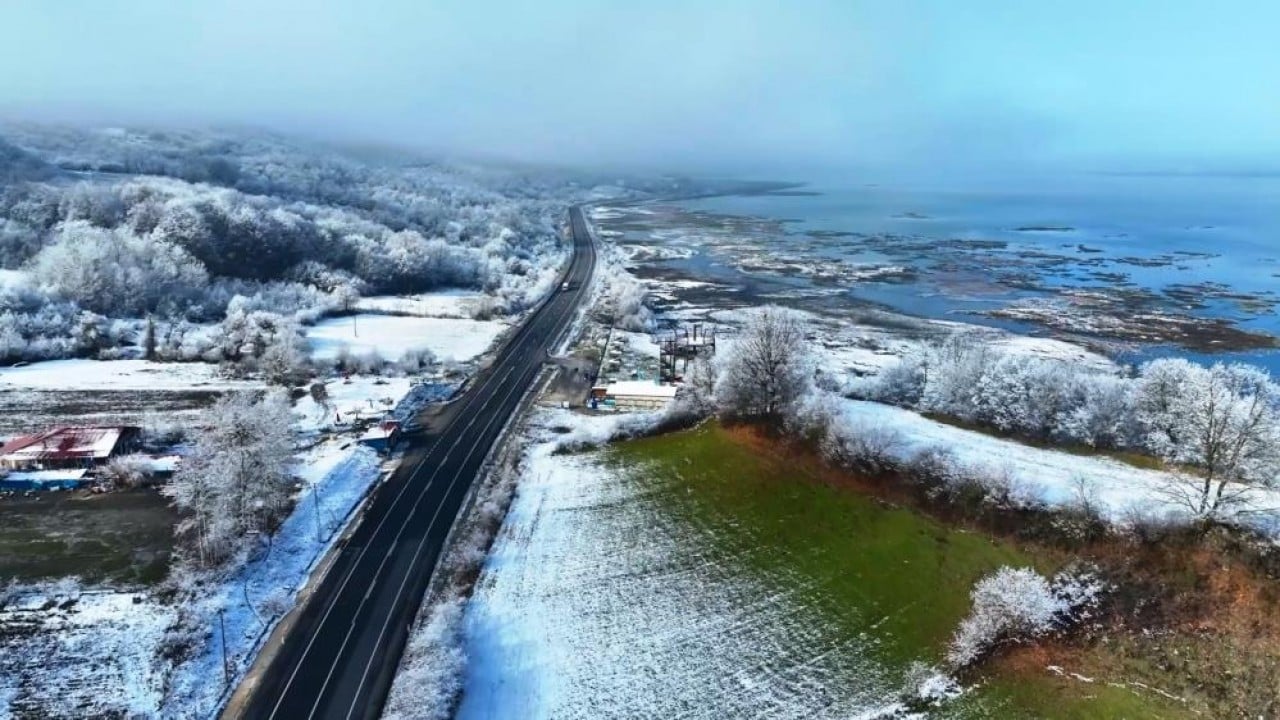 Foto - Ladik Gölü'ne beyaz gelinlik çok yakıştı