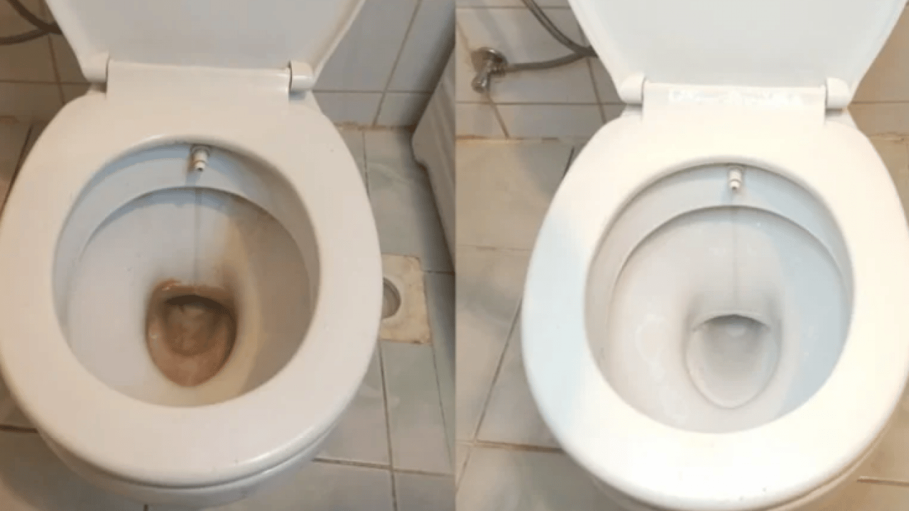 Lekelerden eser kalmıyor: İşte klozetleri bembeyaz yapmanın basit yolu!