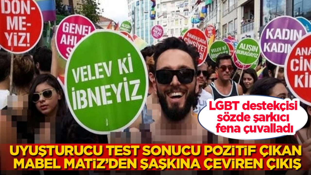 LGBT destekçisi sözde şarkıcı fena çuvalladı! Uyuşturucu test sonucu pozitif çıkan Mabel Matiz’den şaşkına çeviren çıkış