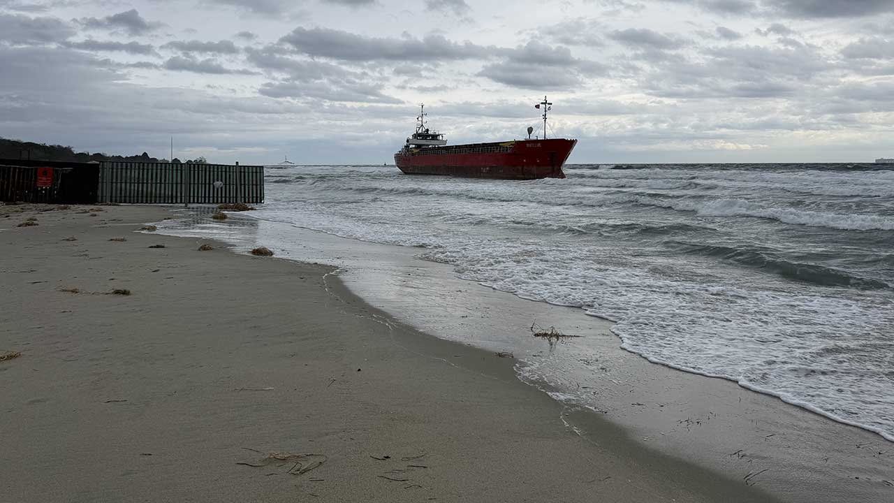 Foto - Libya'dan geldi Tekirdağ'da karaya oturdu