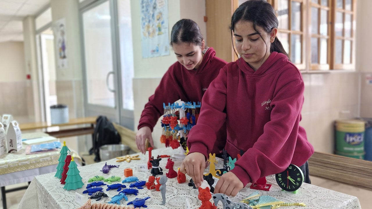 Foto - Lise öğrencilerinden üretim atağı! 3D yazıcıyla para kazanıyorlar