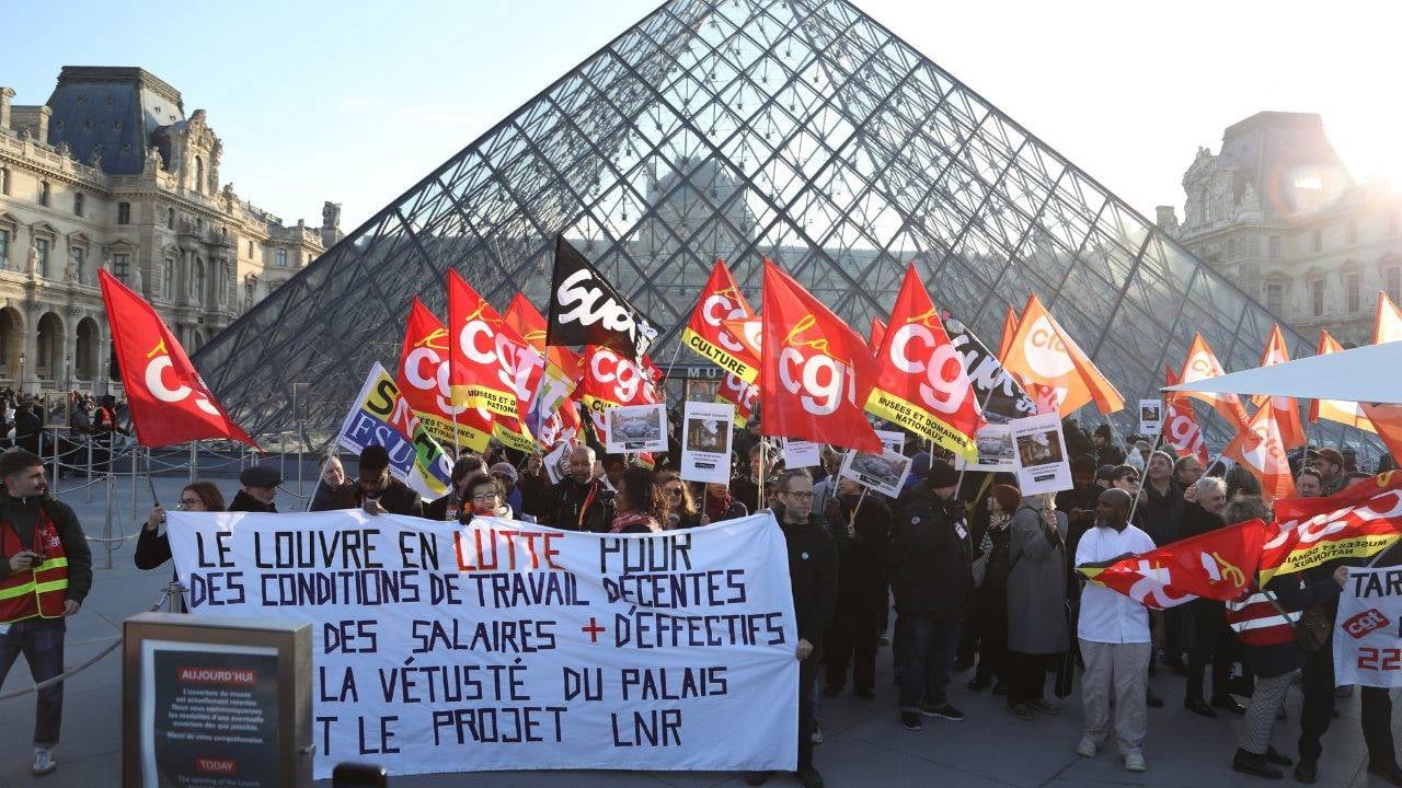 Foto - Louvre’da kriz büyüyor! Dünyaca ünlü müze bugün kapalı