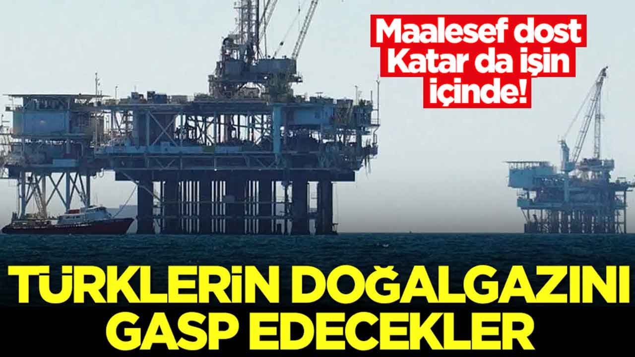 Maalesef dost Katar da işin içinde: Türklerin doğalgazını gasp edecekler