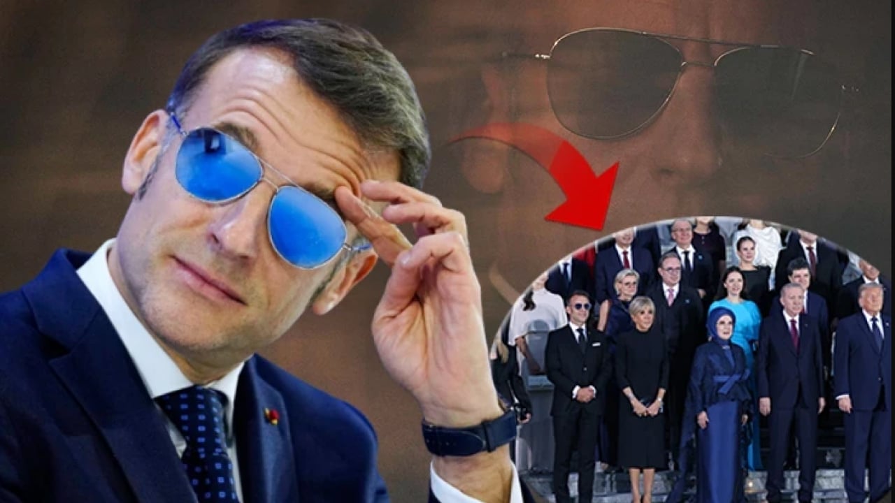 Foto - Macron’un gözlük sırrı ortaya çıktı: Zirve boyunca hiç çıkarmadı