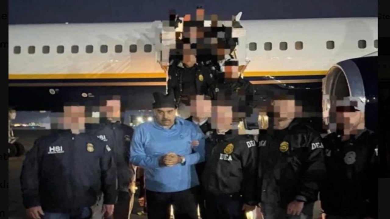 Foto - Maduro’yu kaçıran ajanların üzerindeki yazı dikkat çekti! İşte ilginç "DEA" detayı