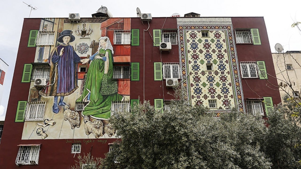 Foto - Mahalle açık hava sanat galerisine döndü