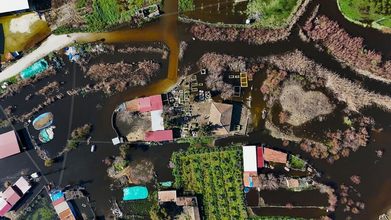 Foto - Mahalle sular altında kaldı! Burası Venedik değil Aydın