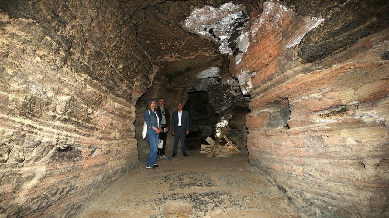 Foto - Manevi atmosfer eşsiz manzara Bapir-i Kal zaviyesi ile mağaralarla zaman yolculuğu
