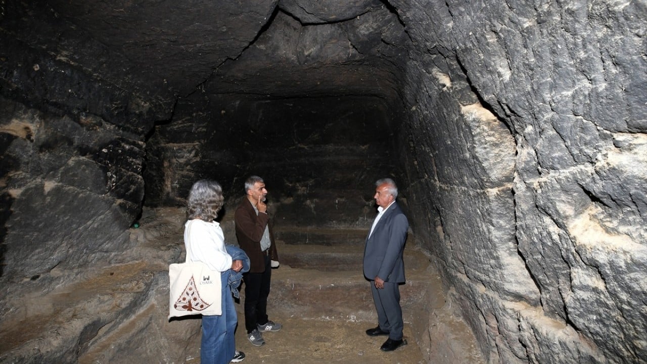 Foto - Manevi atmosfer eşsiz manzara Bapir-i Kal zaviyesi ile mağaralarla zaman yolculuğu