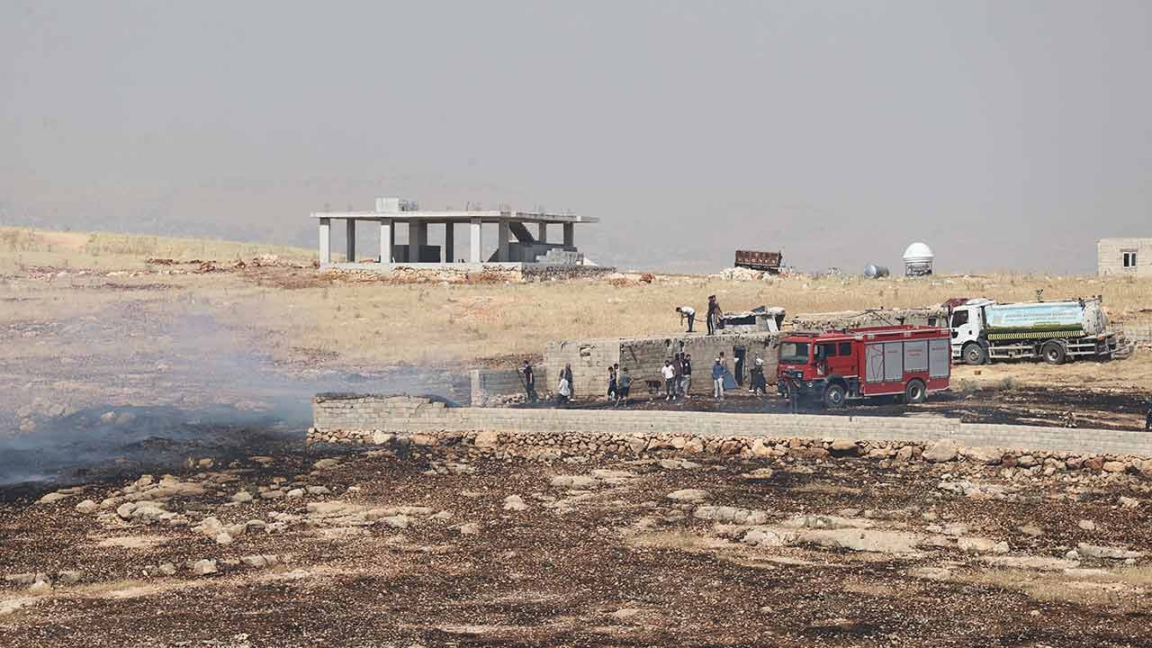 Foto - Mardin'de korkutan yangın
