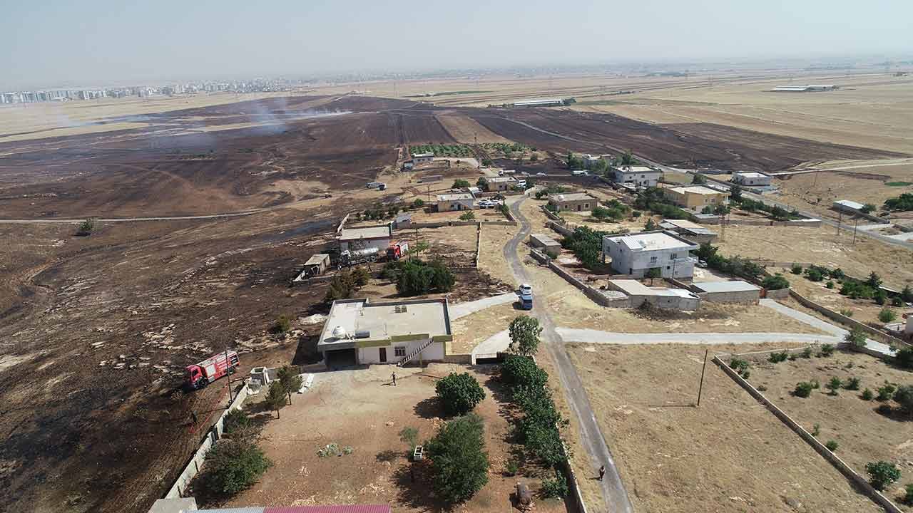 Foto - Mardin'de korkutan yangın