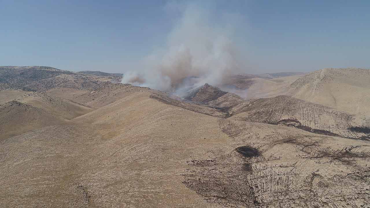 Mardin'de korkutan yangın