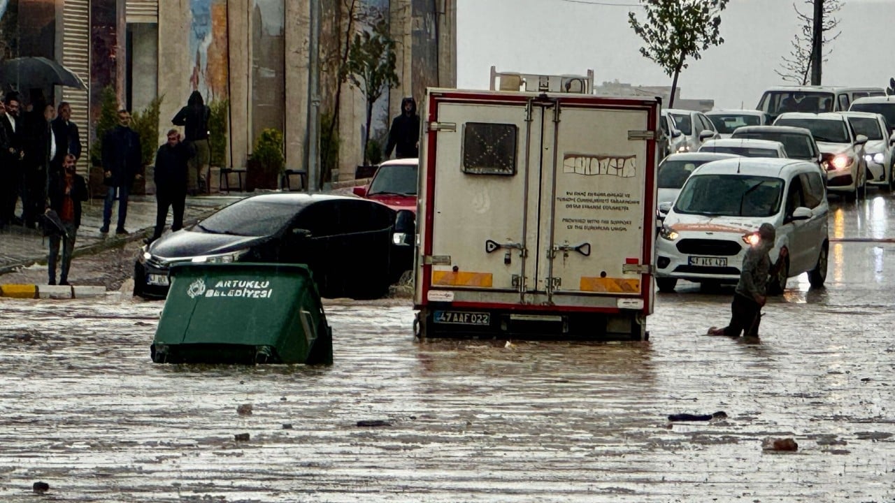 Foto - Mardin'i sağanak vurdu
