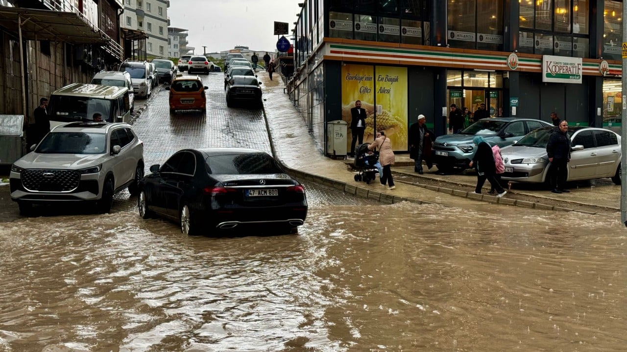 Foto - Mardin'i sağanak vurdu