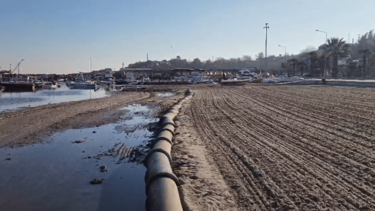 Foto - Marmara Denizi 20 metre çekildi: Tekirdağ'da korkutan görüntü