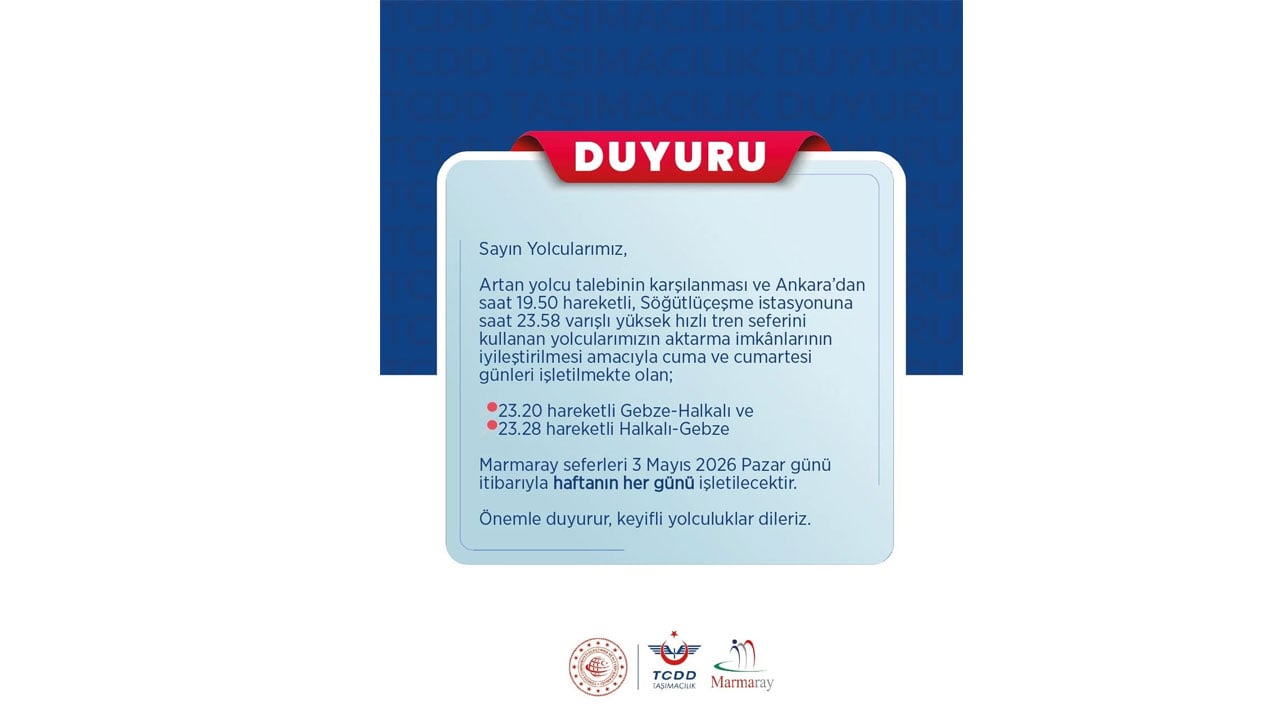 Foto - Marmaray’da gece seferlerine yeni düzenleme