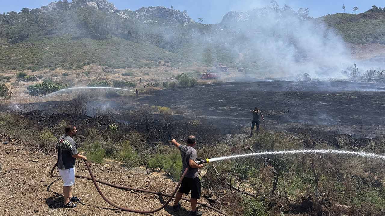 Foto - Marmaris'teki orman yangınından iyi haber geldi