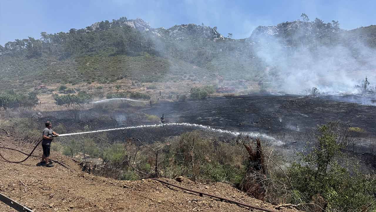 Foto - Marmaris'teki orman yangınından iyi haber geldi