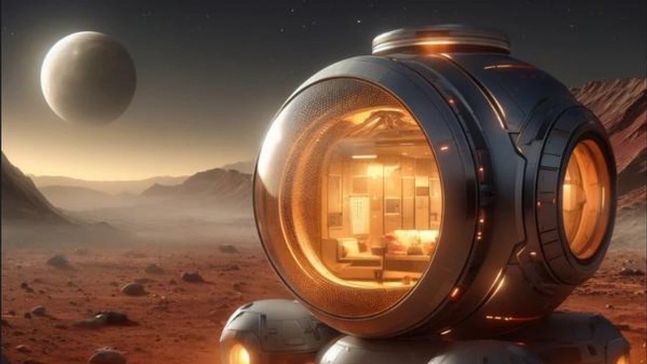 Foto - Mars’ta kritik keşif: Yüzeye metrelerce yakın su buzu bulundu