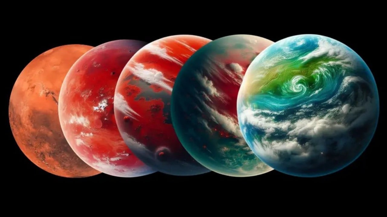 Foto - Mars'ta zaman su gibi akıyor