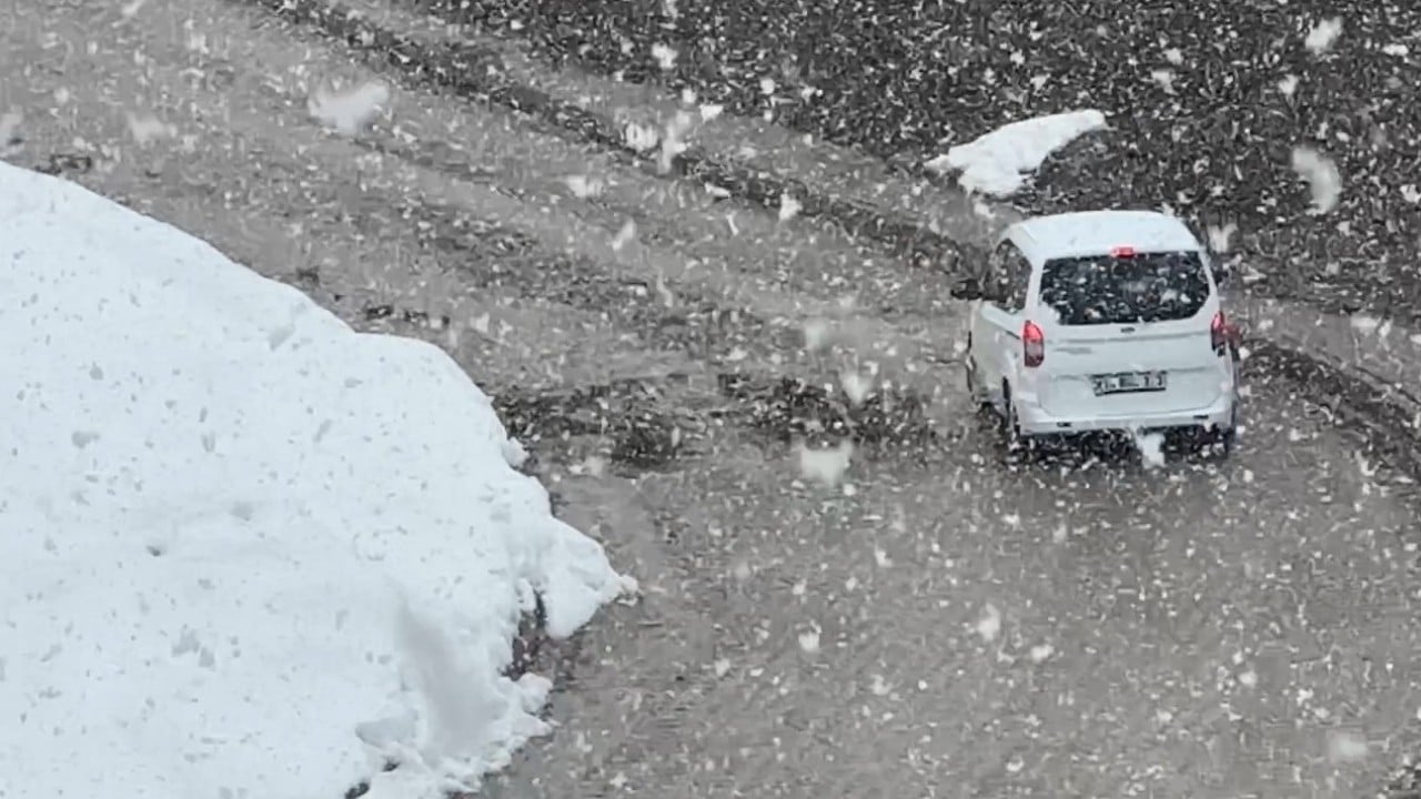 Mart sonunda kar etkili oldu