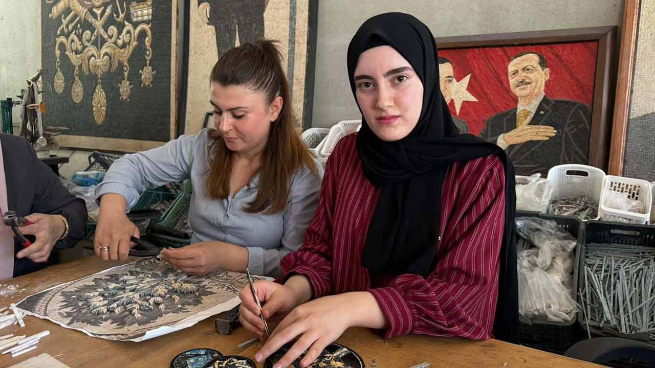 Foto - Mazlumların umudu oldu! Suriyeli sanatçılardan müthiş Erdoğan çalışması