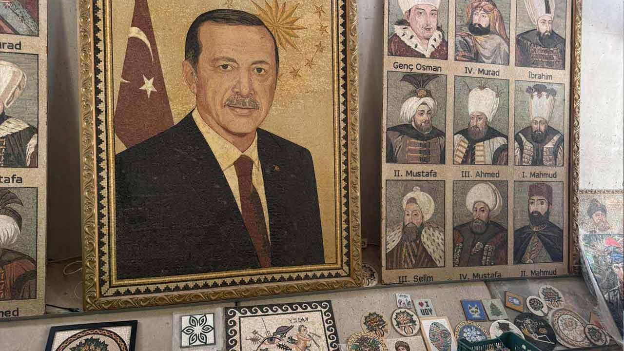 Foto - Mazlumların umudu oldu! Suriyeli sanatçılardan müthiş Erdoğan çalışması