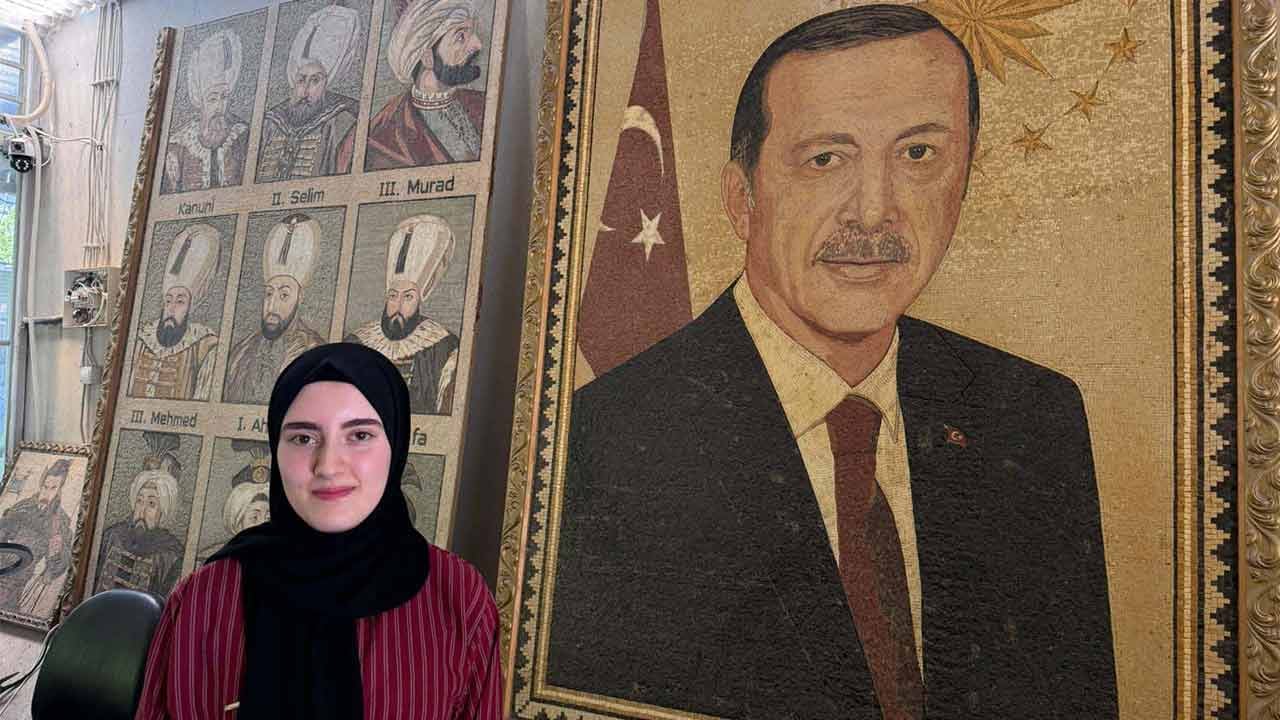 Foto - Mazlumların umudu oldu! Suriyeli sanatçılardan müthiş Erdoğan çalışması