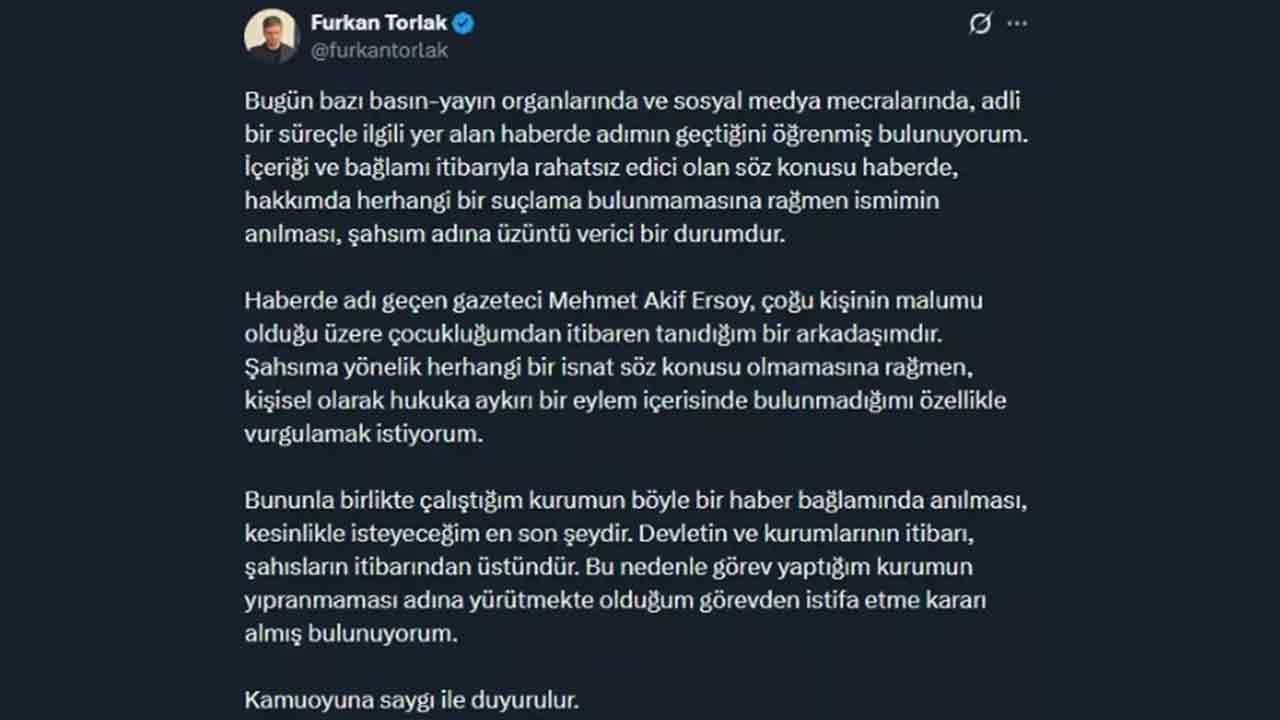 Foto - Mehmet Akif Ersoy'la ilgili iddialarda ismi geçiyordu: Cumhurbaşkanlığı İletişim Başkanlığı'ndaki görevinden istifa etti