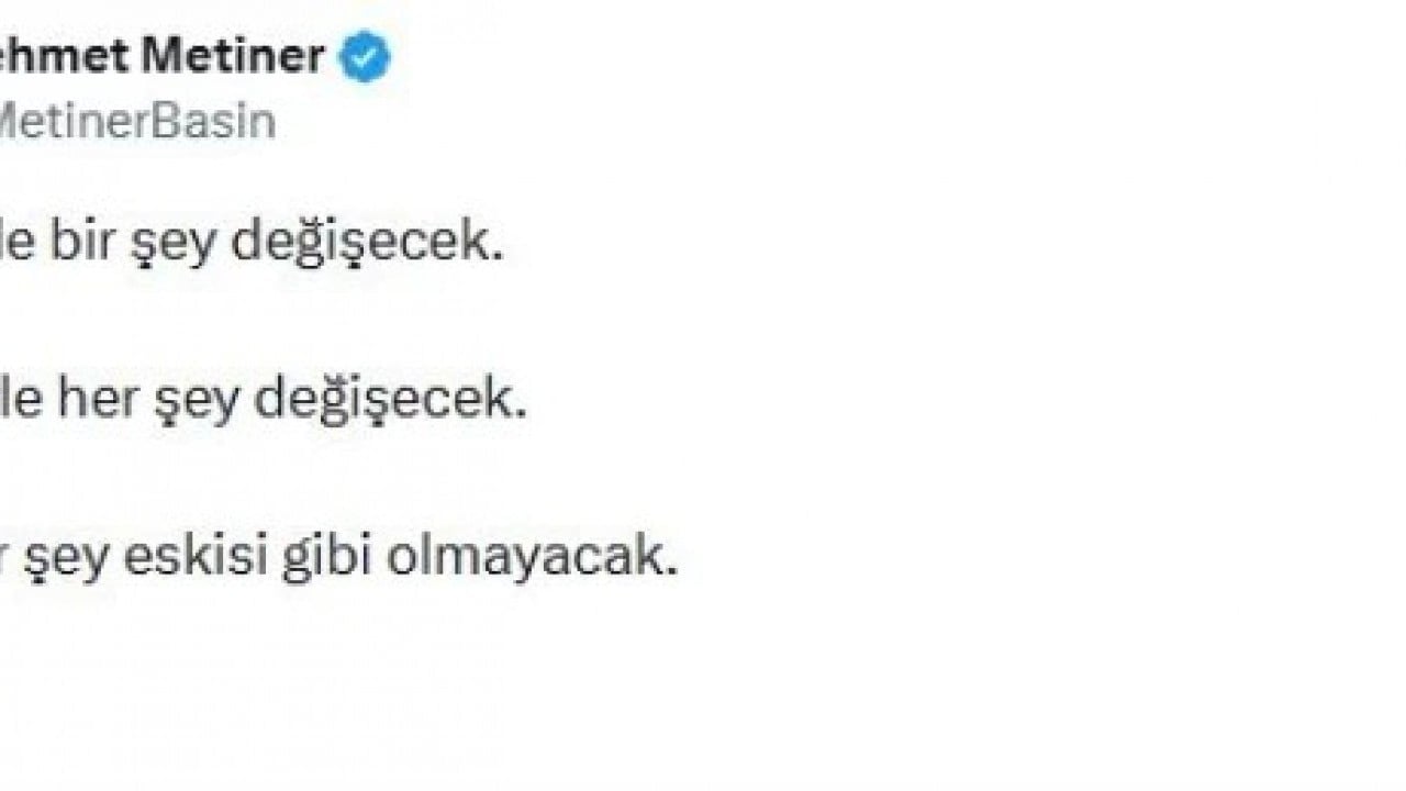 Foto - Mehmet Metiner’den ‘neler oluyor’ dedirten paylaşım: Türkiye’de hiçbir şey eskisi gibi olmayacak az kaldı