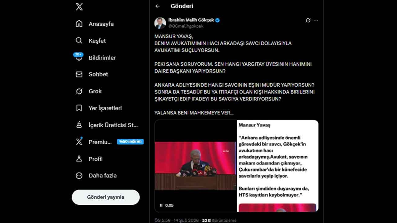 Foto - Melih Gökçek'ten şok ima: Yalansa beni mahkemeye ver, sen hangi Yargıtay üyesinin hanımını daire başkanı yapıyorsun?