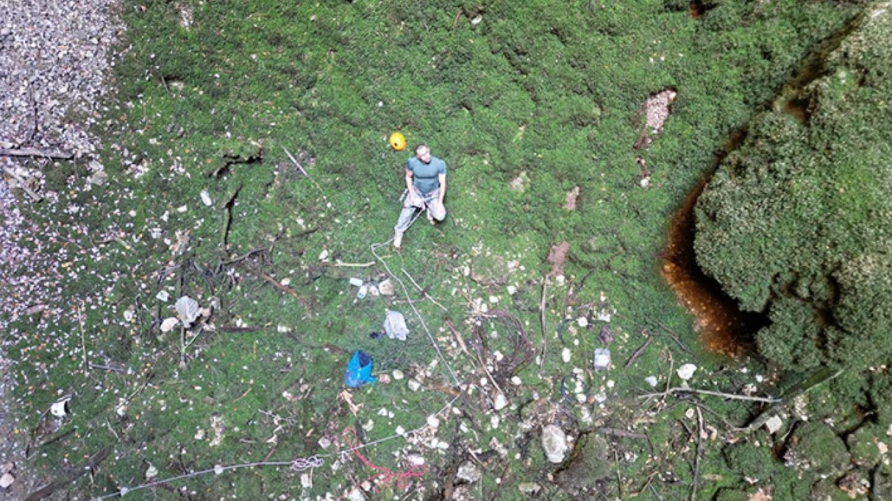 Foto - Merak edilen 90 metrelik kara deliğe ilk kez inildi