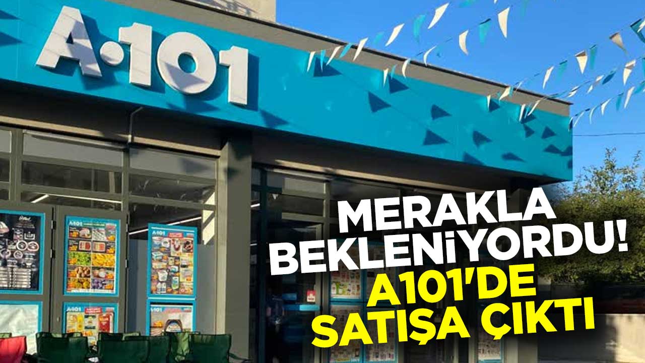 Merakla bekleniyordu! A101'de satışa çıktı