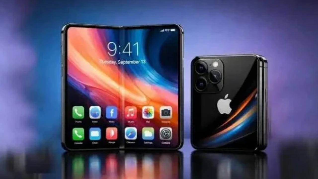 Foto - Merakla bekleniyordu: Katlanabilir iPhone görücüye çıktı!