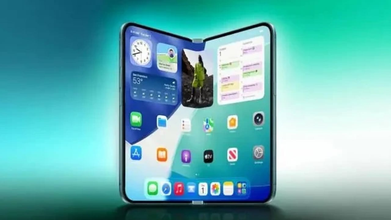 Foto - Merakla bekleniyordu: Katlanabilir iPhone görücüye çıktı!