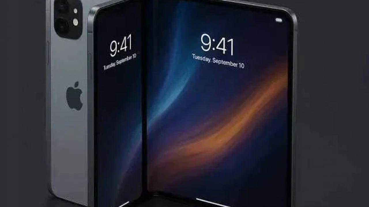Foto - Merakla bekleniyordu: Katlanabilir iPhone görücüye çıktı!
