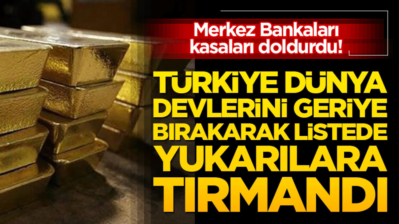 Merkez Bankaları kasaları doldurdu! Türkiye dünya devlerini geriye bırakarak listede yukarılara tırmandı
