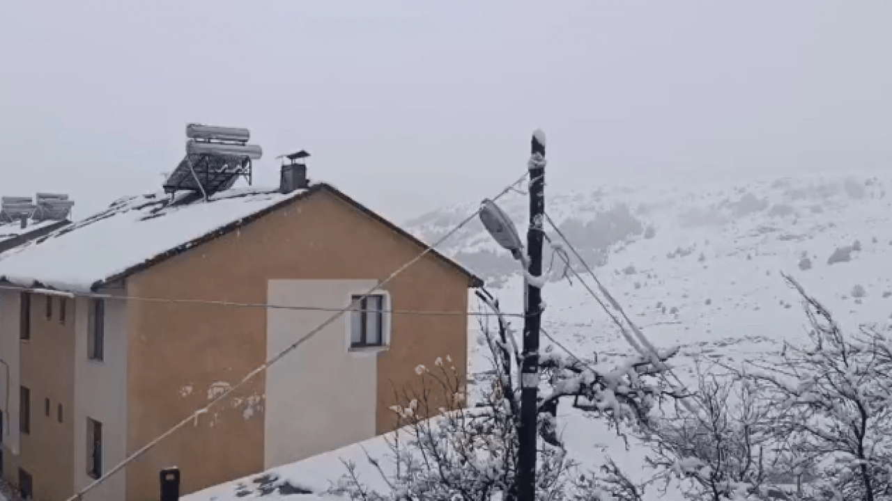 Foto - Meteoroloji uyarmıştı! Sivas'ta lapa lapa kar yağdı